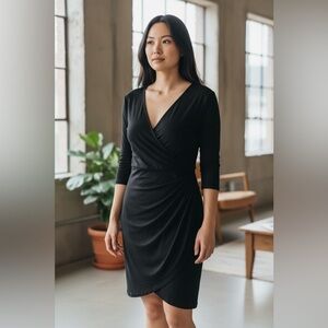 Chic Black Long Sleeve Dress